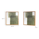 Modern or European furniture - Earthy Green Framed Painting - link to oroa.com