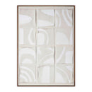 Gray Drid-Pattern Art Print | Novi Living Unfold | Oroa.com