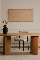 Brown Wavy Textured Painting | Novi Living Umbria | Oroa.com