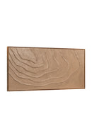 Brown Wavy Textured Painting | Novi Living Umbria | Oroa.com