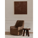 Textured Maroon Framed Painting | Novi Living Flutter