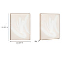 Abstract White Brush Strokes Painting | Novi Living Chorus 1