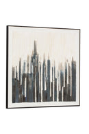 Contract furniture - Gray Toned Linear Painting - www.oroatrade.com