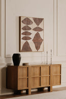 Hospitality furniture - Red Patterns Framed Painting - www.oroatrade.com