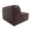 Brown Leather Corner Chair | Novi Living Form
