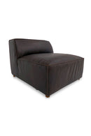Hospitality furniture - Brown Leather Slipper Chair - www.oroatrade.com
