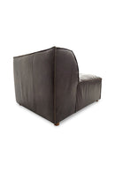 Hospitality furniture - Brown Leather Slipper Chair - www.oroatrade.com