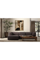 Hospitality furniture - Brown Leather Slipper Chair - www.oroatrade.com