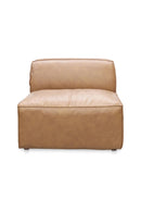 Hospitality furniture - Tan Leather Slipper Chair - www.oroatrade.com