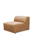 Hospitality furniture - Tan Leather Slipper Chair - www.oroatrade.com