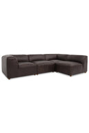 Top-Grain Leather Sectional Sofa | Novi Living Form