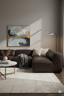 Top-Grain Leather Sectional Sofa | Novi Living Form