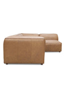 Top-Grain Leather Sectional Sofa | Novi Living Form