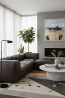 Modern European furniture - Modular Leather Sofa - www.oroa.com