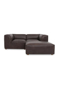 Modern European furniture - Leather Modular Nook Sofa - www.oroa.com
