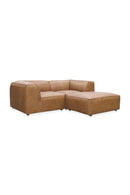 Modern European furniture - Leather Modular Nook Sofa - www.oroa.com