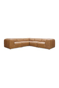 Modern European furniture - L-Shaped Leather Sectional Sofa - www.oroa.com