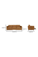 Hospitality furniture - Mid-Century Leather Recliner Sofa - www.oroatrade.com