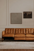 Hospitality furniture - Mid-Century Leather Recliner Sofa - www.oroatrade.com