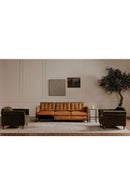 Hospitality furniture - Mid-Century Leather Recliner Sofa - www.oroatrade.com