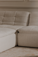 Grid Channeled Lounge Chair | Novi Living Lino | Oroatrade.com