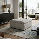 Grid Channeled Ottoman | Novi Living Lino