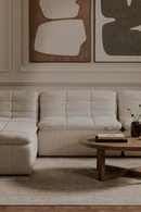 Grid Channeled Ottoman | Novi Living Lino | Oroatrade.com