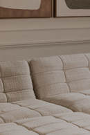 Grid Channeled Ottoman | Novi Living Lino | Oroatrade.com