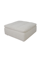 Grid Channeled Ottoman | Novi Living Lino | Oroatrade.com