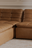 Grid Channeled Ottoman | Novi Living Lino | Oroatrade.com