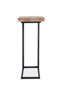 Contract furniture - C-Shaped Oak Side Table - www.oroatrade.com