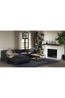 Contract furniture - C-Shaped Oak Side Table - www.oroatrade.com