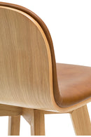 Hospitality furniture - Tan Leather Counter Stool - www.oroatrade.com