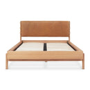Hospitality furniture - Brown Leather Bed - www.oroatrade.com
