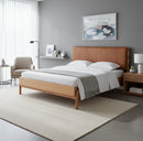 Hospitality furniture - Brown Leather Bed - www.oroatrade.com