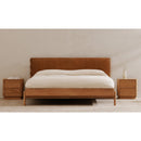Hospitality furniture - Brown Leather Bed - www.oroatrade.com