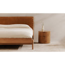 Hospitality furniture - Brown Leather Bed - www.oroatrade.com