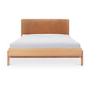 Hospitality furniture - Brown Leather Bed - www.oroatrade.com