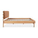 Hospitality furniture - Brown Leather Bed - www.oroatrade.com