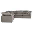 Fabric L-Shaped Modular Sofa | Novi Living Clay | Oroa.com