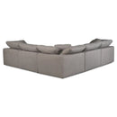 Fabric L-Shaped Modular Sofa | Novi Living Clay | Oroa.com