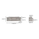Hospitality furniture - Thick Cushioned Modular Sofa - www.oroatrade.com