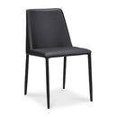 Minimalist Vegan Leather Dining Chairs (2) | Novi Living Nora | Oroa.com