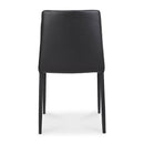 Minimalist Vegan Leather Dining Chairs (2) | Novi Living Nora | Oroa.com