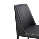 Minimalist Vegan Leather Dining Chairs (2) | Novi Living Nora | Oroa.com