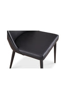 Black Vegan Leather Dining Chairs (2) | Novi Living Lula | Oroa.com