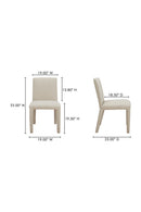 Hospitality furniture - Fabric Upholstered Dining Chairs (2) - www.oroatrade.com
