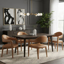 Hospitality furniture - Upholstered Open-Back Dining Chair - www.oroatrade.com