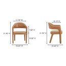 Hospitality furniture - Upholstered Open-Back Dining Chair - www.oroatrade.com
