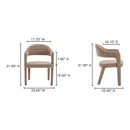 Hospitality furniture - Upholstered Open-Back Dining Chair - www.oroatrade.com